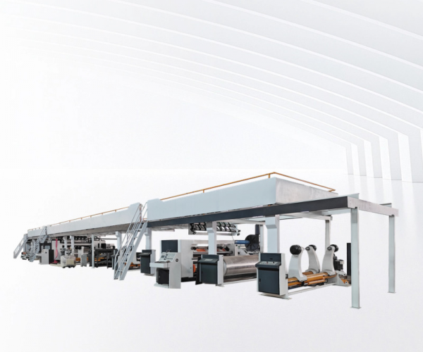 Corrugated cardboard production line